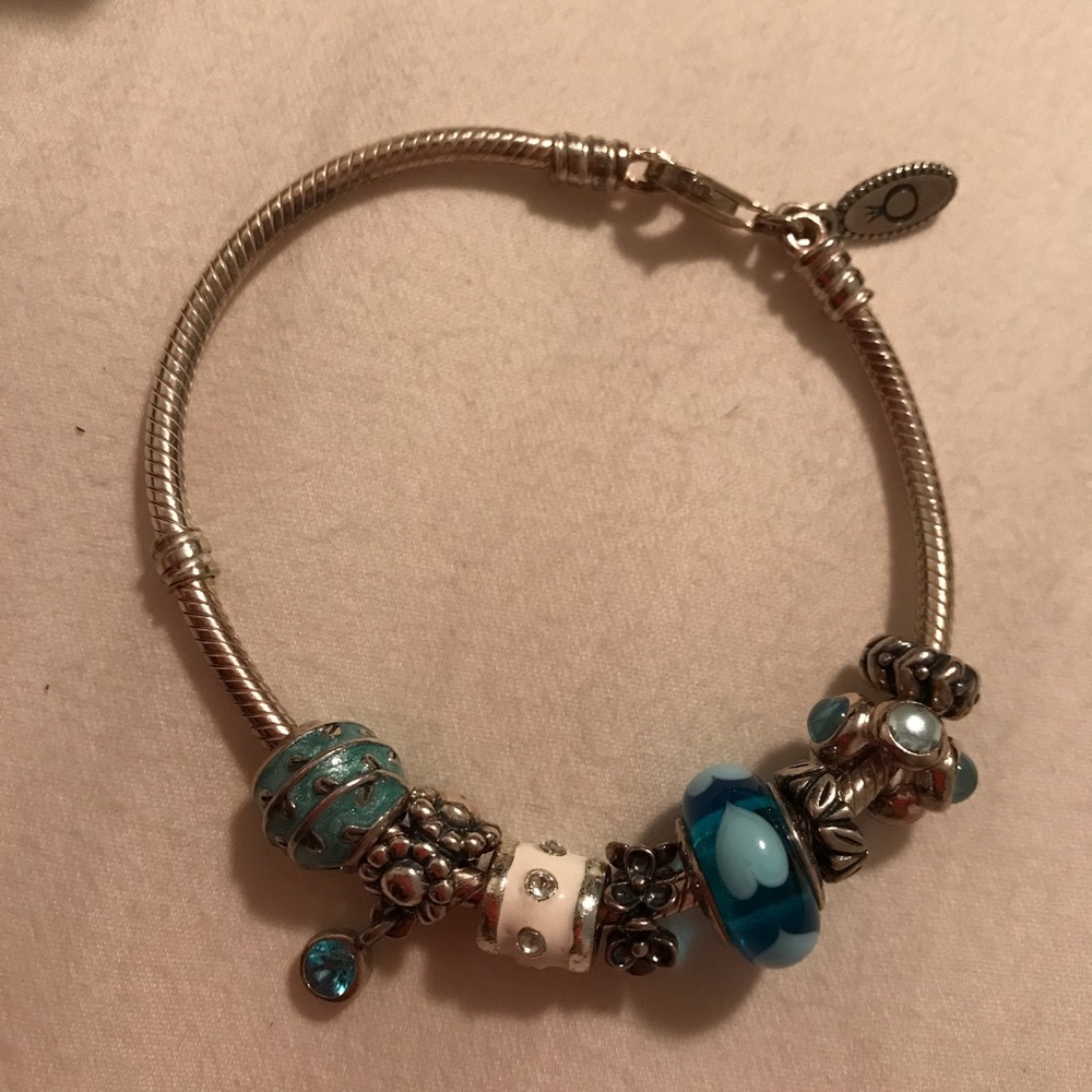 Pandora Charm Bracelet With Charms